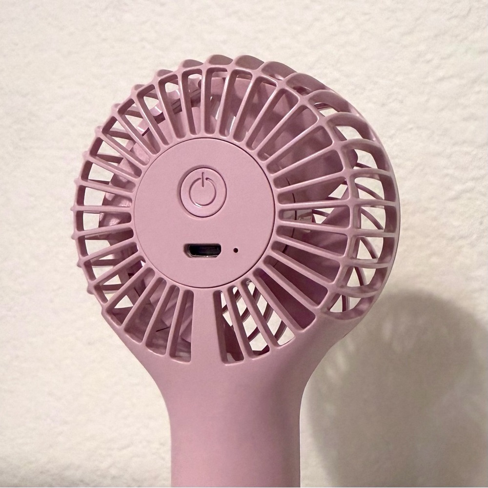 Official BT21 Cooky Mini Handy Hand-Held Rechargeable Fan with Wrist Strap - Picture 11 of 14